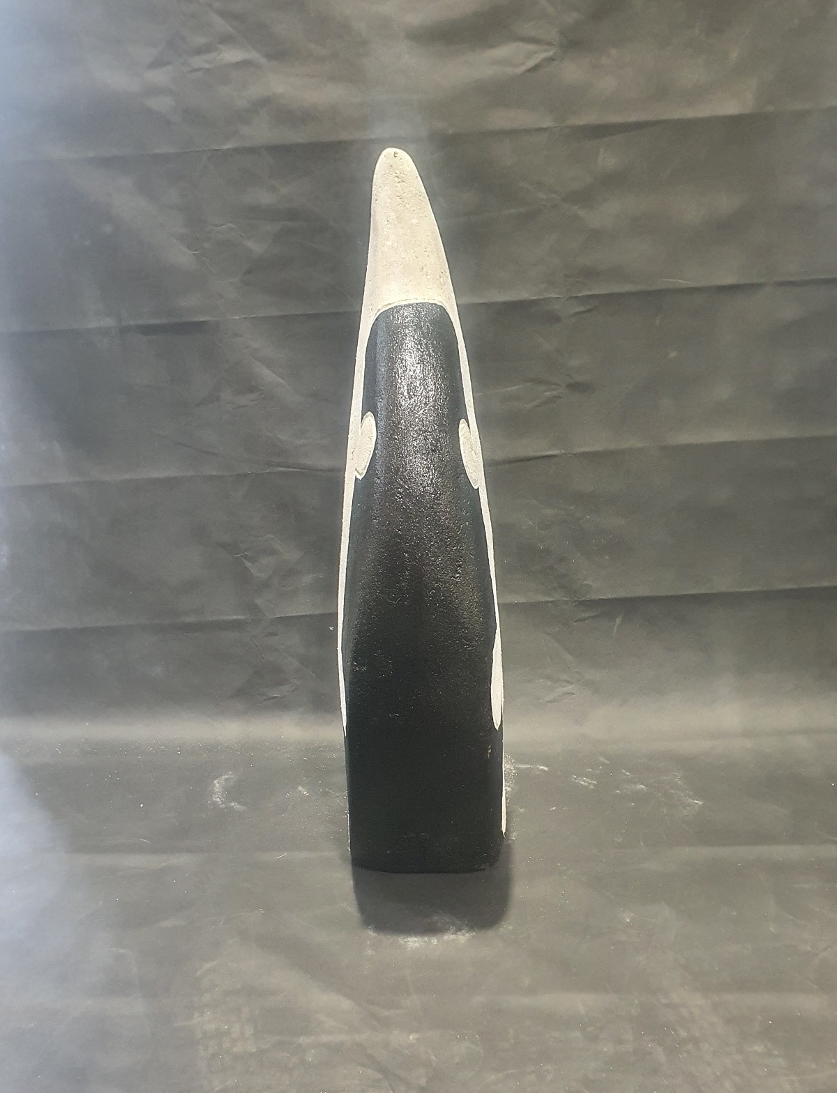 Whales Tail Large -Traditional in Black - Image 2