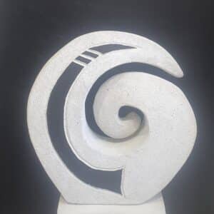 Koru Spiral- Fetched in Black