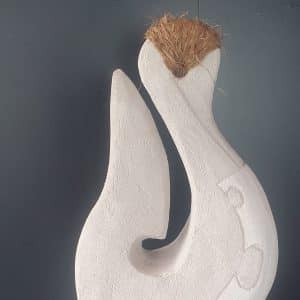 Fish Hook Small - SOLD Traditional in White