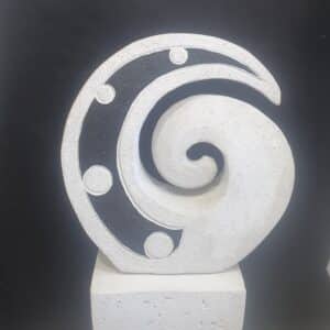Koru Spiral- SOLD Traditional  in Black
