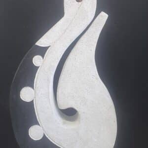 Fish  Hook Large - Traditional in Black