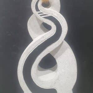 Double Twist-Fletched in Black