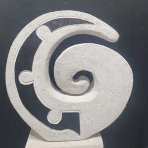 Koru Spiral-Traditional in Black SOLD