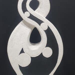 Infinity Twist Large- Traditional in Black